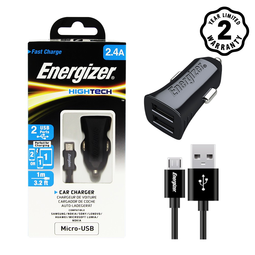 Sạc ô tô QuickCharge Qualcomm 2.0 + Kèm cáp Micro USB - DCA1QHMC3