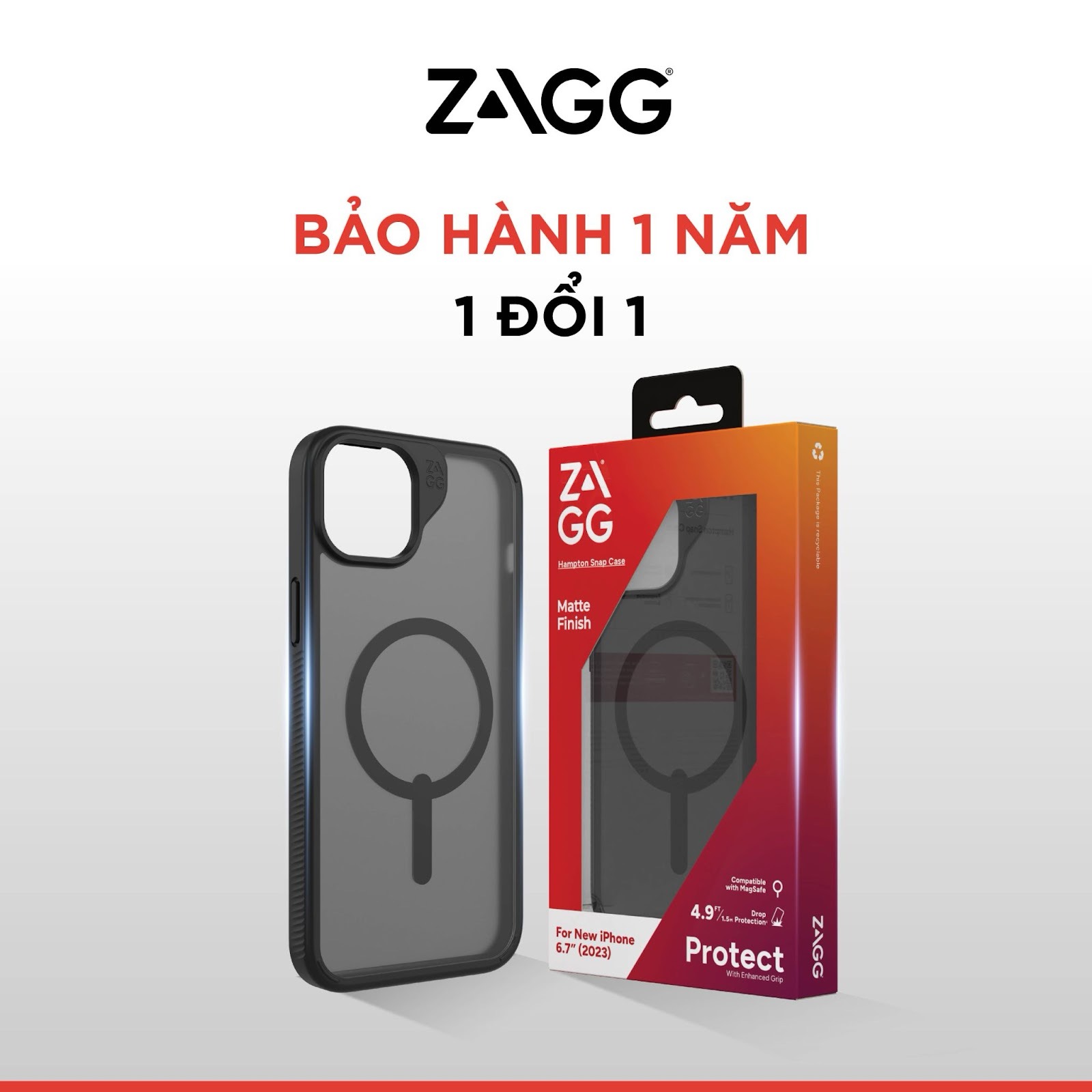 Ốp lưng ZAGG ESNTL Hampton Snap
