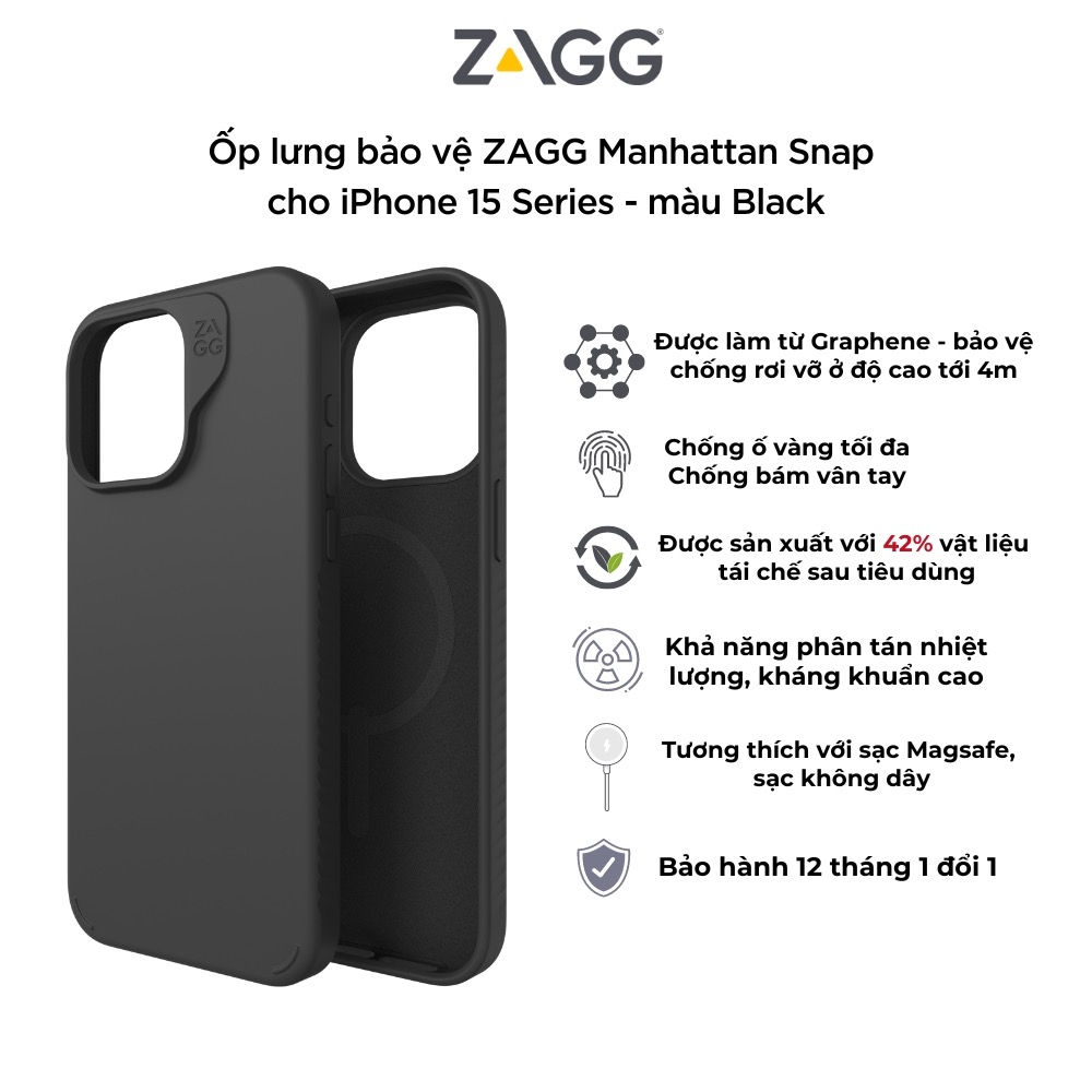 Ốp lưng ZAGG Manhattan Snap